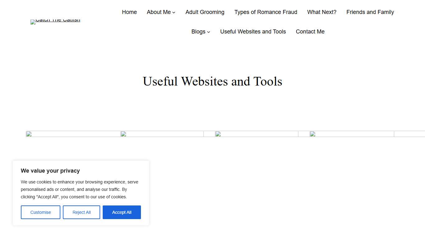 Useful Websites and Tools - Catch The Catfish